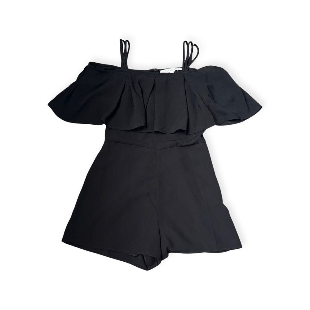 After Market Black Multi-strap Romper
